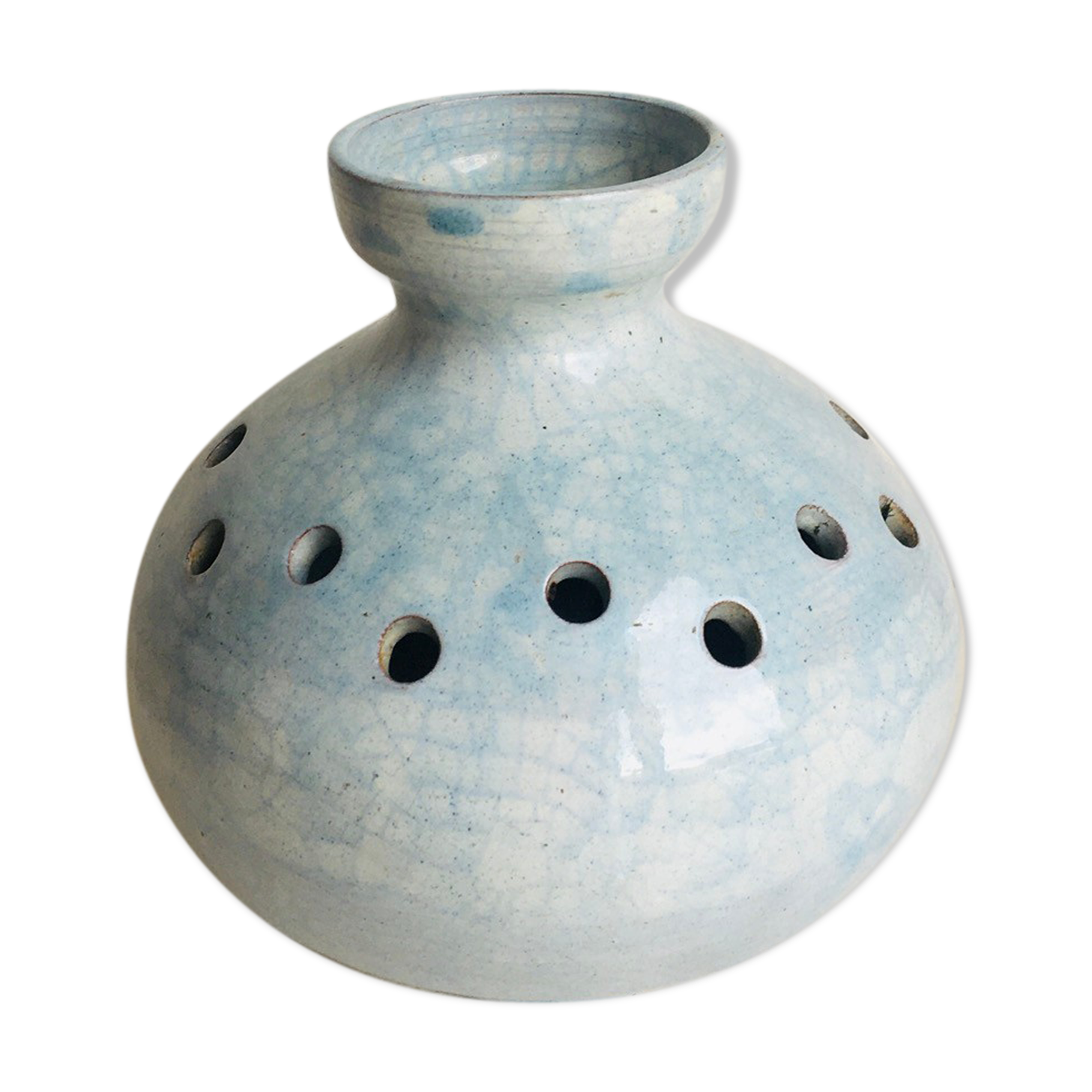 Vase pique fleurs céramique