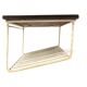 Mahogany wall shelf, Sweden, 1960