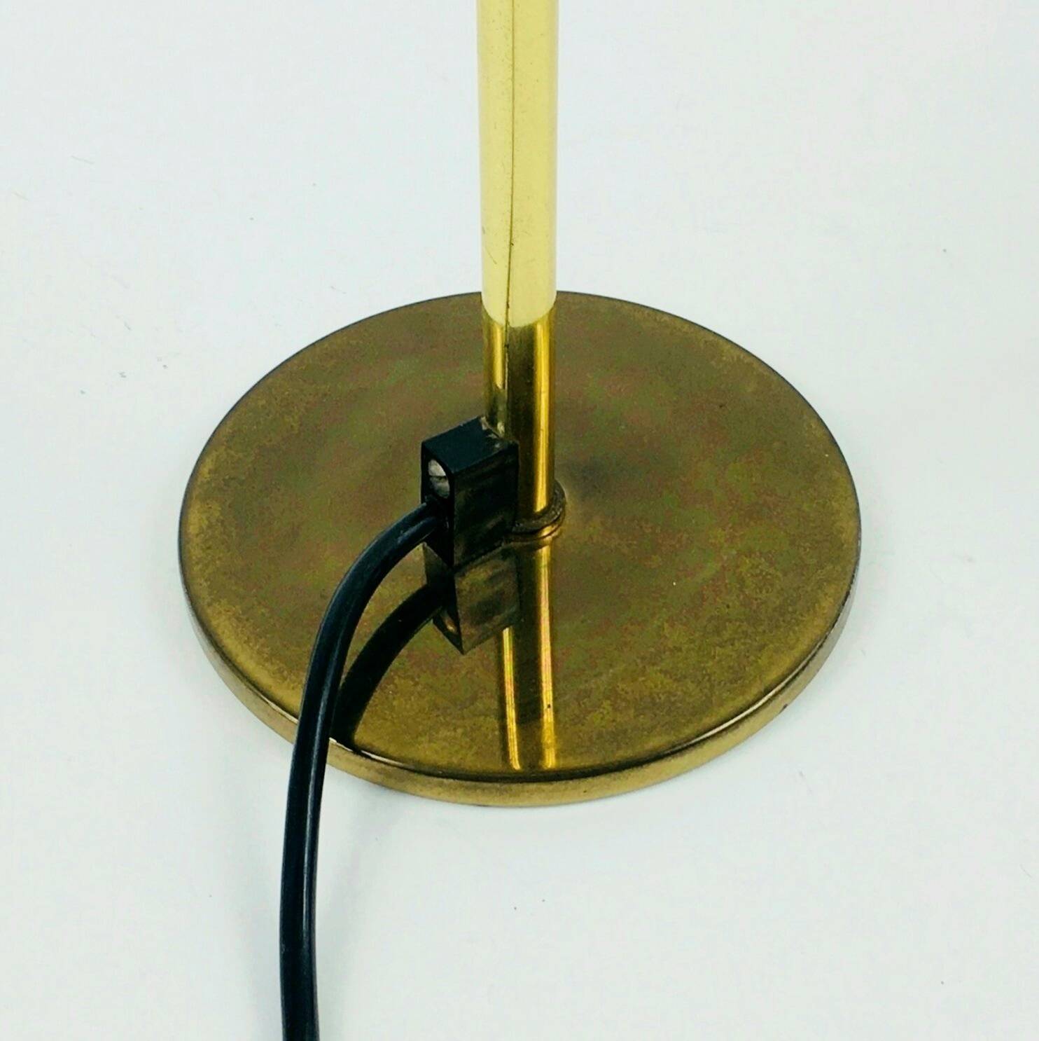 Paire de lampes de table en verre bulle du milieu du siècle par H. Tynell, Allemagne, années 1960.