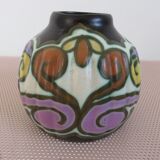 Bergen ceramic vase signed art deco 20s 30s