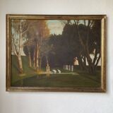 Oil on canvas The Sacred Grove