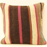 Oreiller kilim turc, 50x50 cm