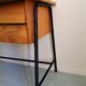 Scandinavian desk, 80s wood and metal