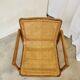 Vintage Wooden Cane Armchair by Branko Ursic: Mid-Century Lounge Chair