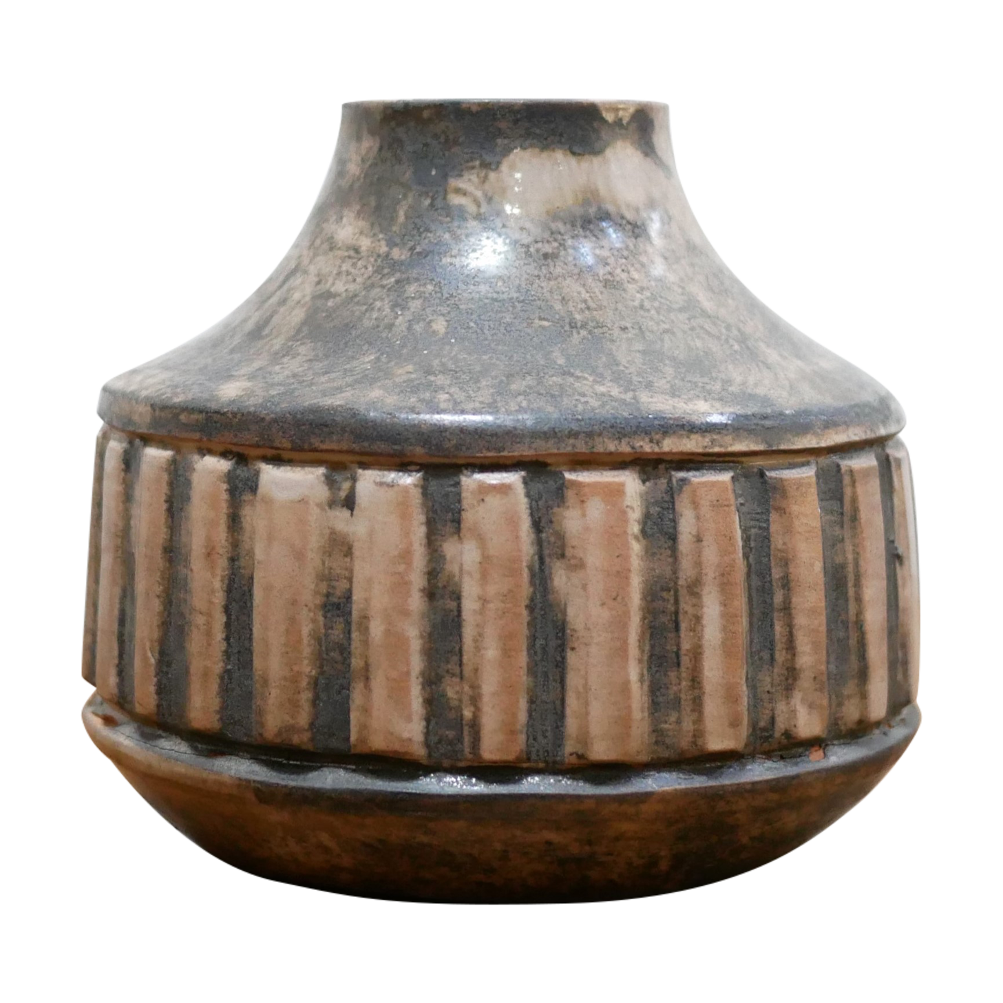 Vintage ceramic vase, Felix Ceram workshop, Vallauris