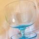 Set of 6 coloured stem glasses