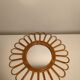 Vintage Rattan Witch/Sun Mirror