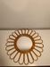 Vintage Rattan Witch/Sun Mirror