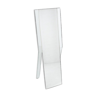 Miroir pleine longueur au design italien sculptural