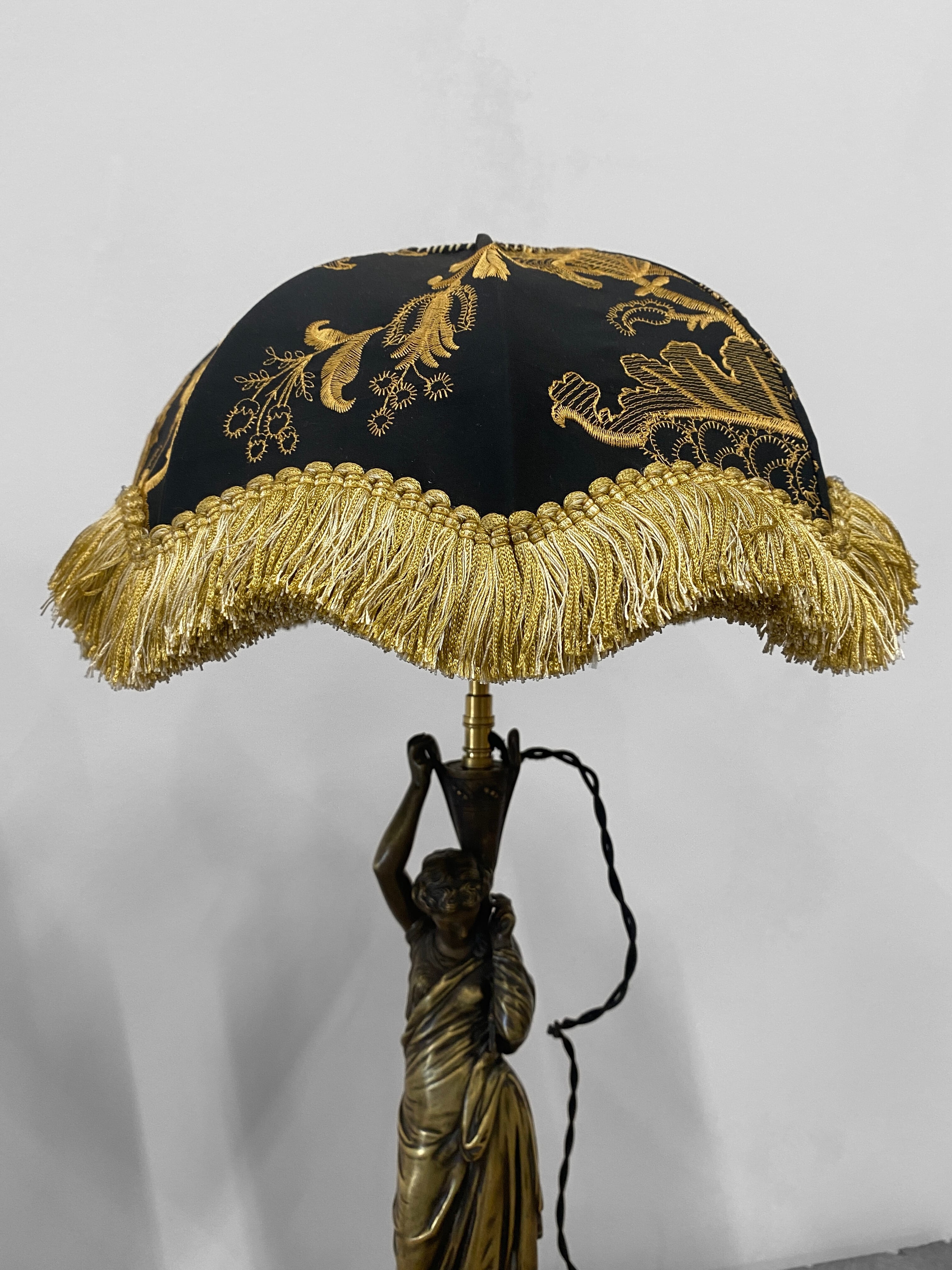 Pair of antique lamps