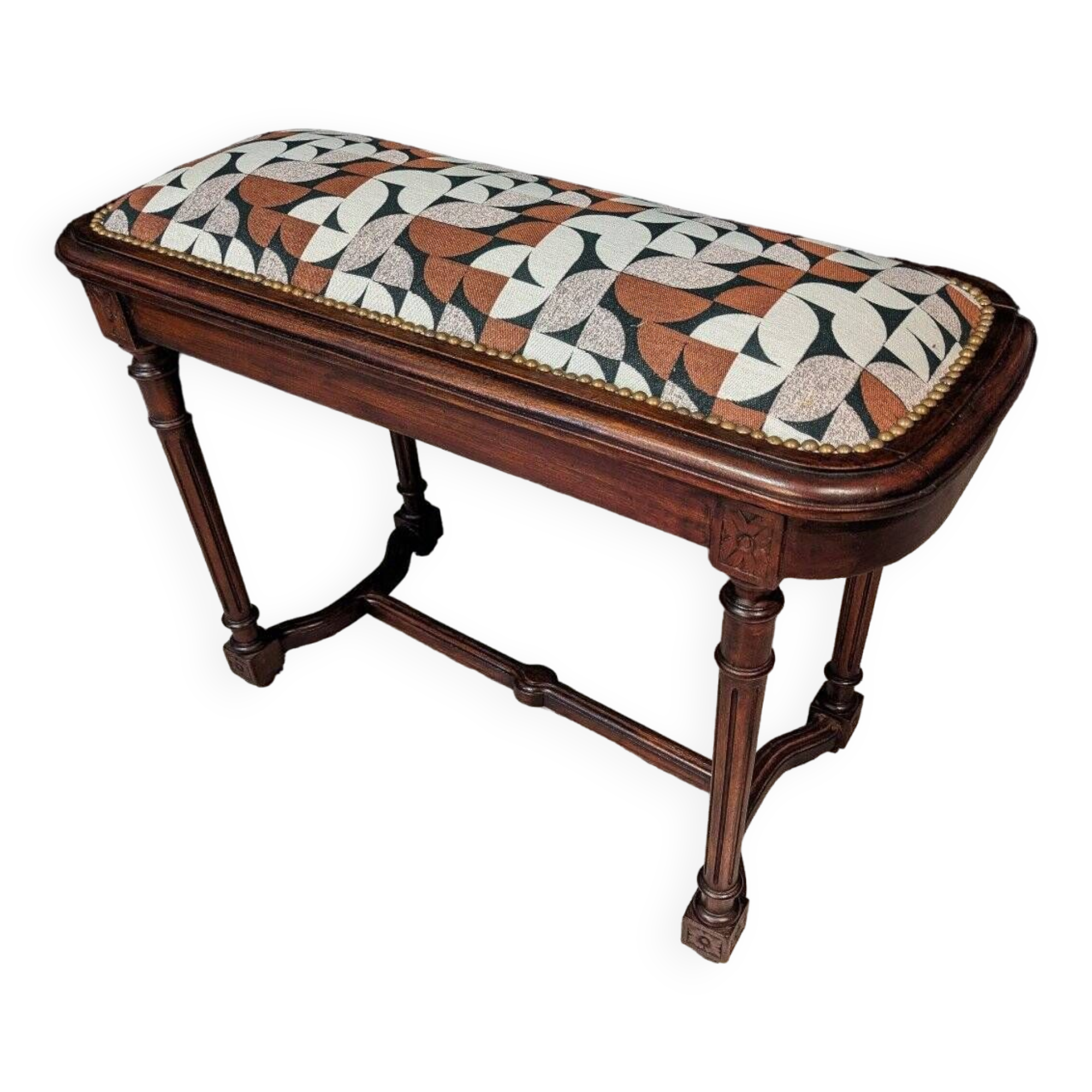 Two-Seater Louis XVI Piano Bench