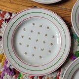 Set of 6 K&G Luneville dessert plates