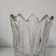 Glass vase, "wheat ears" motif