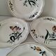 Vintage Longchamp plates – "Tulips" model – 1950s-60s