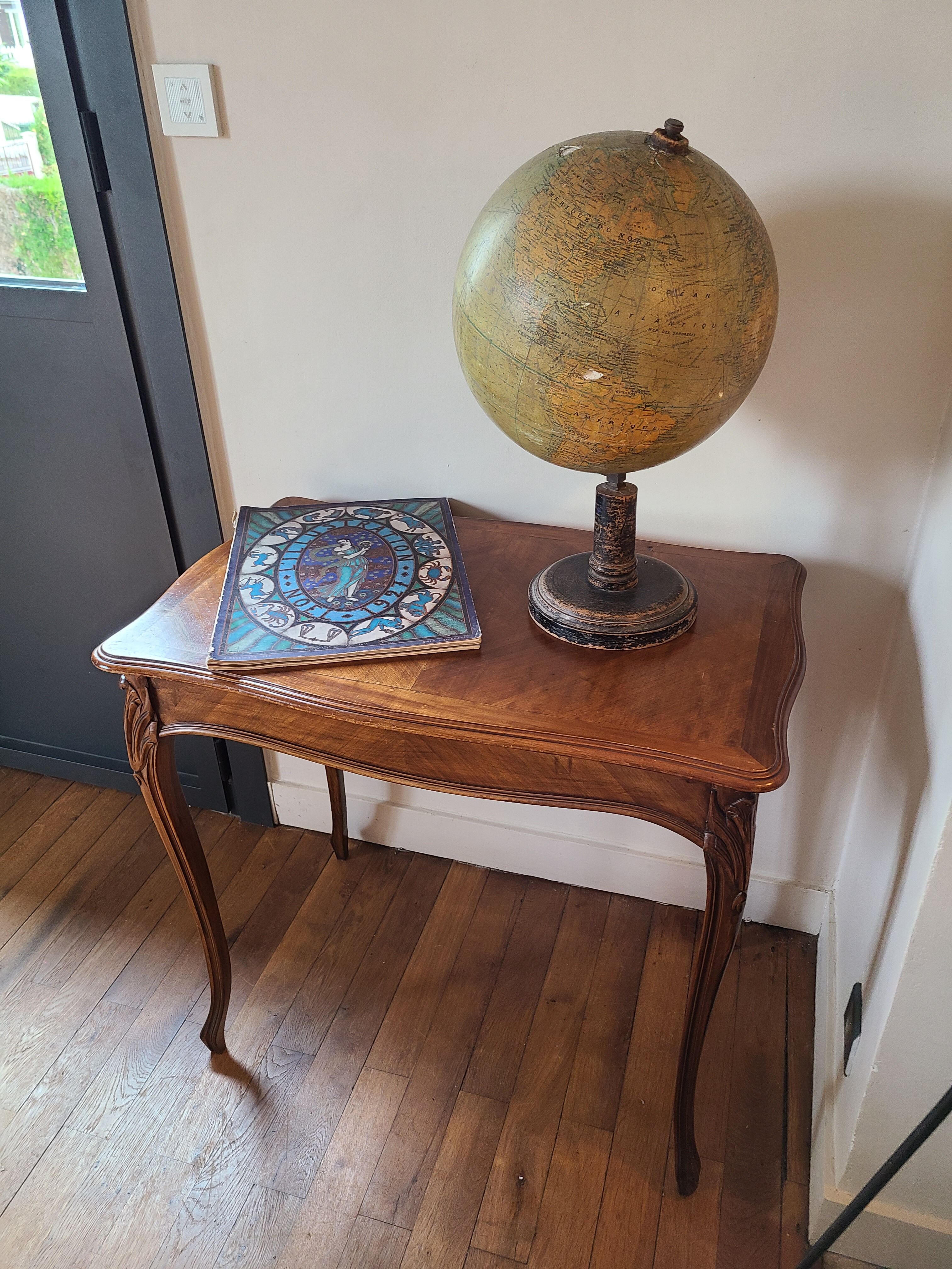 Side table, dessert, louis XV style writing board