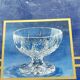 Set of 4 crystal fruit bowls
