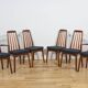 Mid-century teak dining chairs, United Kingdom, 1960s, set of 5