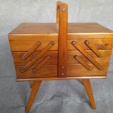 Vintage solid walnut worker