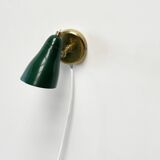 Green Perforated Wall Lamp by Dek A Lux