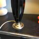 Vintage gold and black ceramic lamp