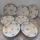 7 Digoin and Sarreguemines soup plates