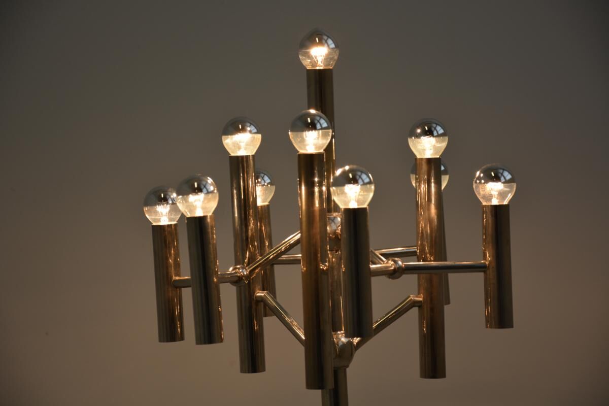 Floor lamp "atom" of the 70s