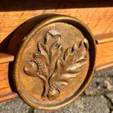 Oak and marquetry row 50s