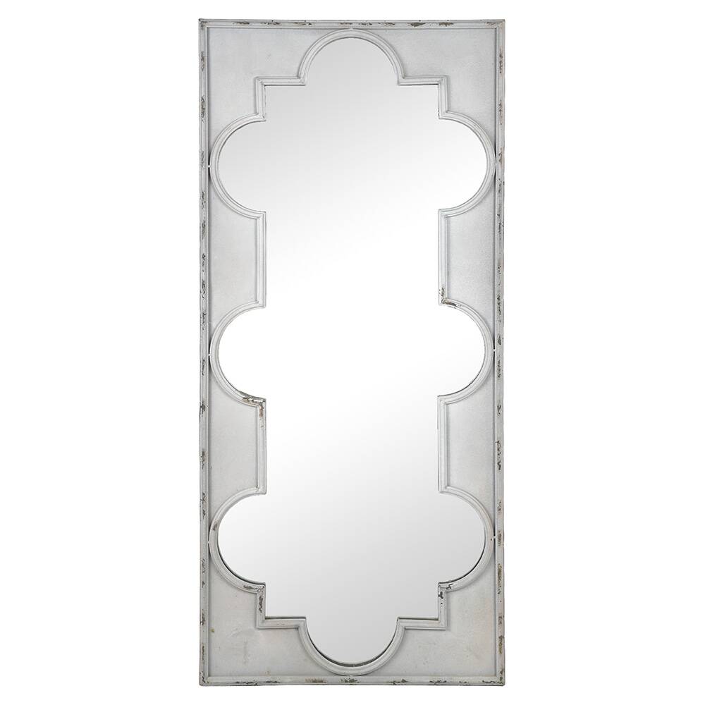 Miroir mural de style oriental en métal