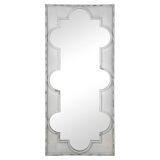 Miroir mural de style oriental en métal