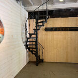 Cast iron spiral staircase