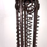 Lampadaire Art Nouveau en fer forgé, 1920