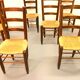Chaises rustiques années 60/70