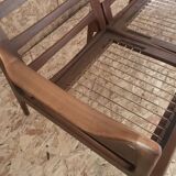 Vintage Scandinavian 3-seater sofa bench