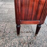 Bookcase forming showcase styleLouis XVI marble top