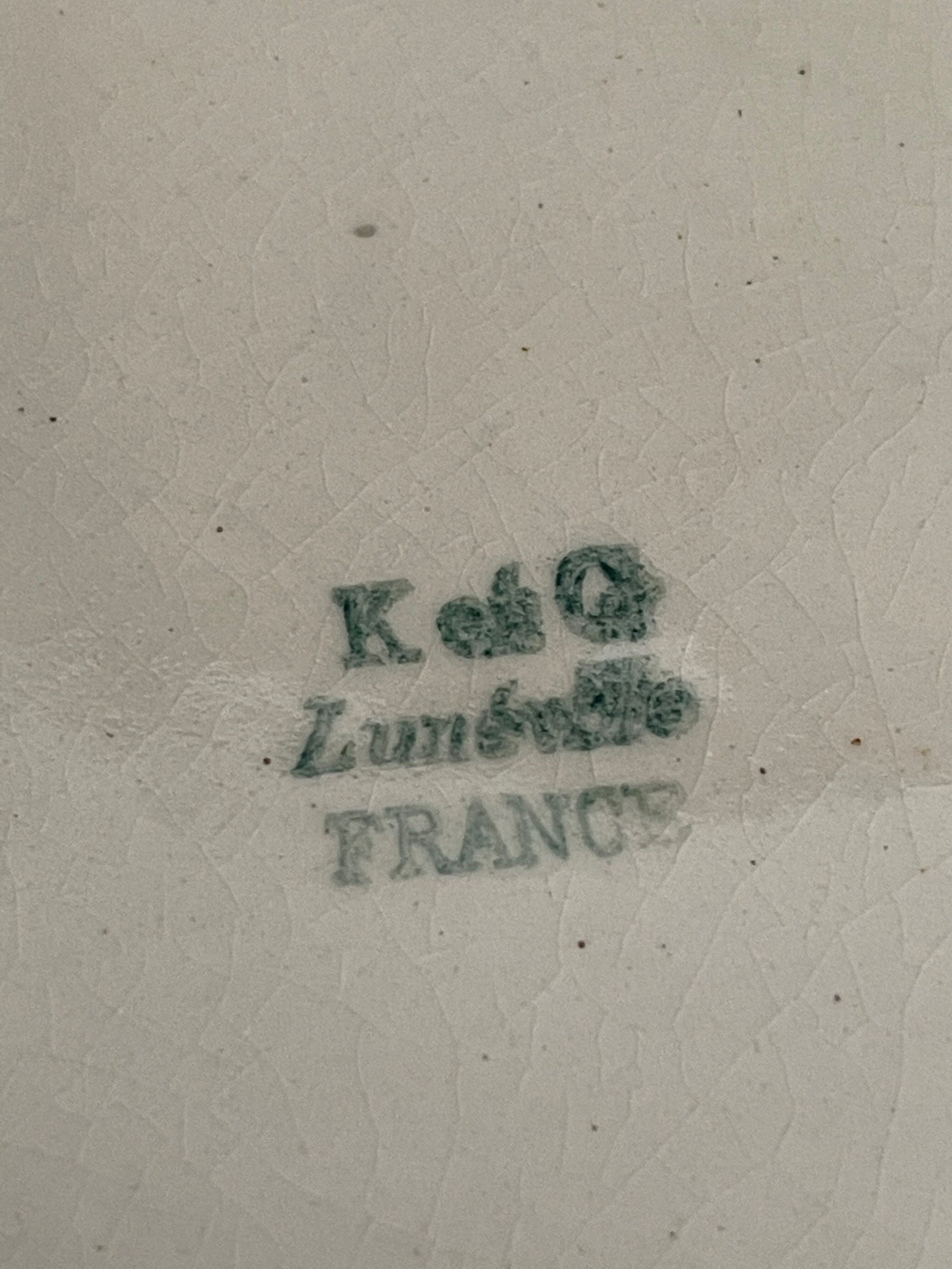 10 K&G Lunéville dessert plates