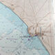 Map of the West Coast of France from Belle Ile to Noirmoutier Island 1981