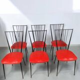 Set of six vintage chairs