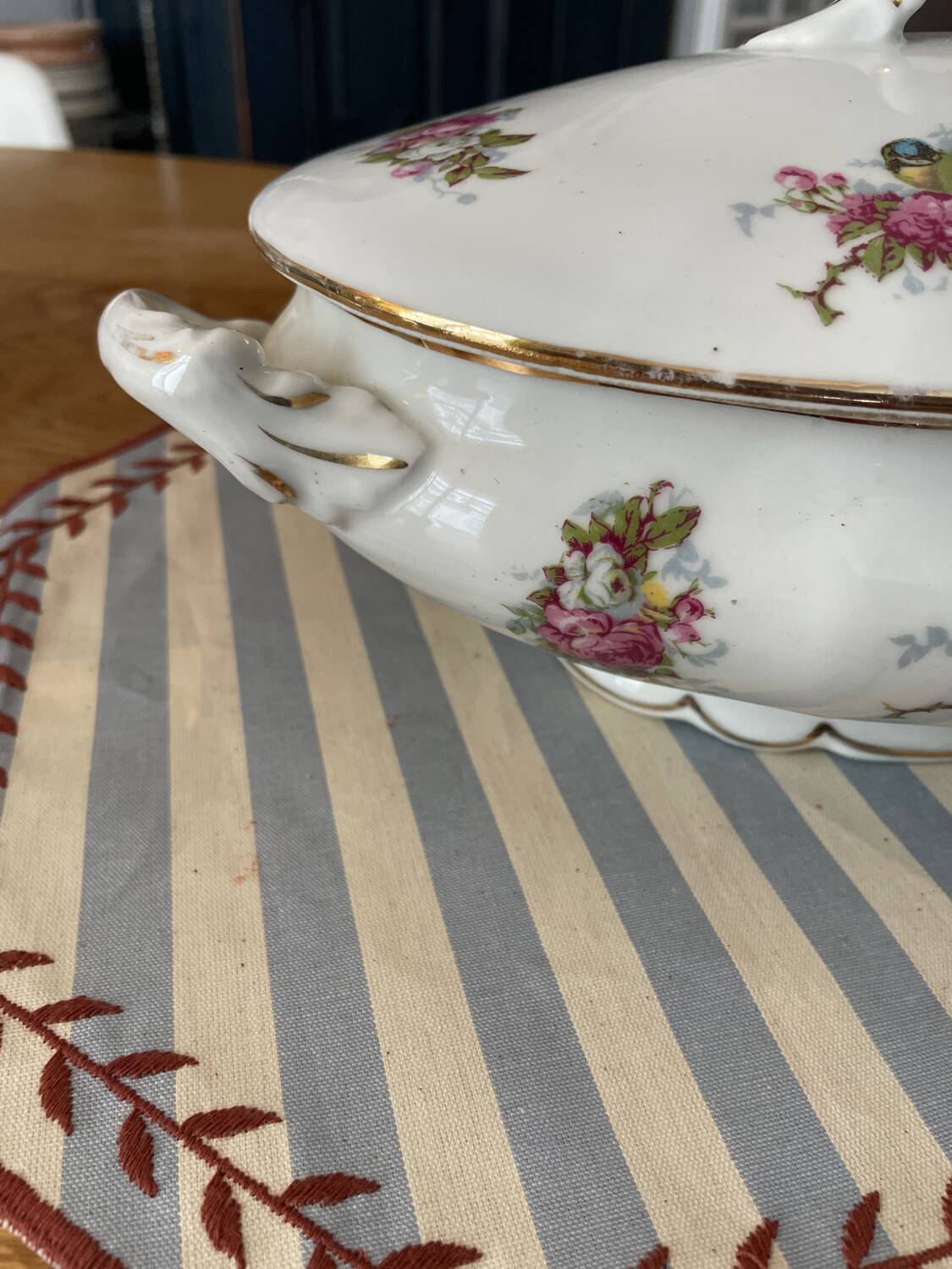 Porcelain soup tureen