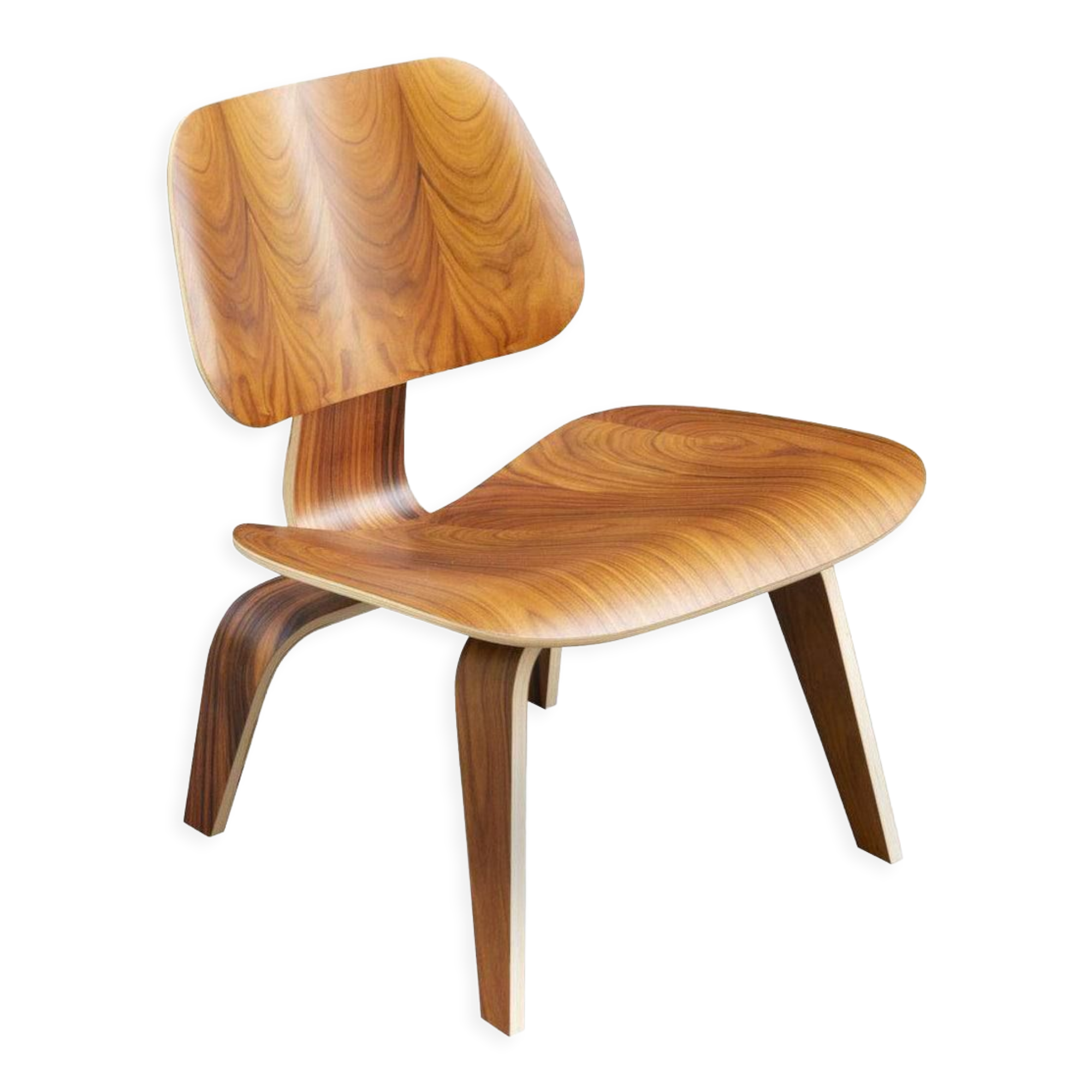 LCW Rosewood Chair by Santos by Charles & Ray Eames - Herman Miller