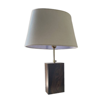 Lampe à poser en bois années 50