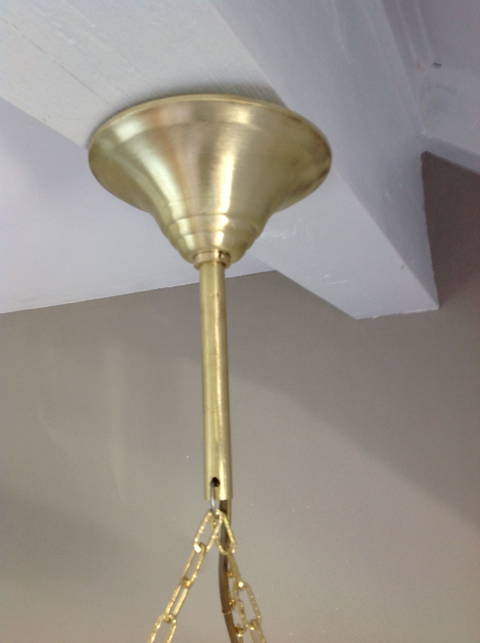 Suspension in glass art deco