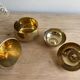 Vintage brass apple pear boxes
