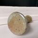 Hand candle holder stoneware