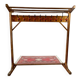 Vintage XL double-sided coat rack with 20 hanging points