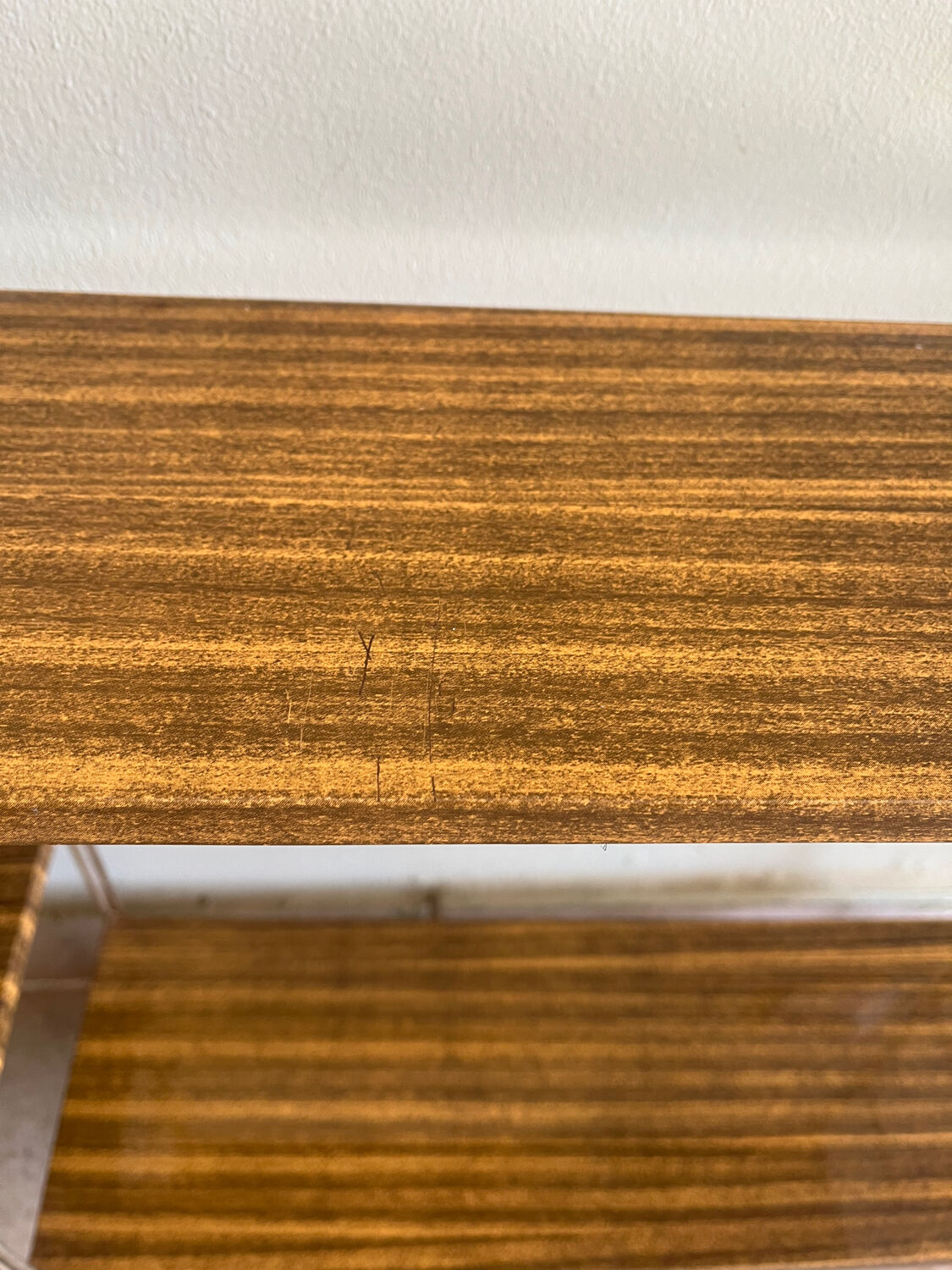 Modular metal shelves from the 1960s