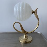 Lot 2 old vintage clichy glass sconces