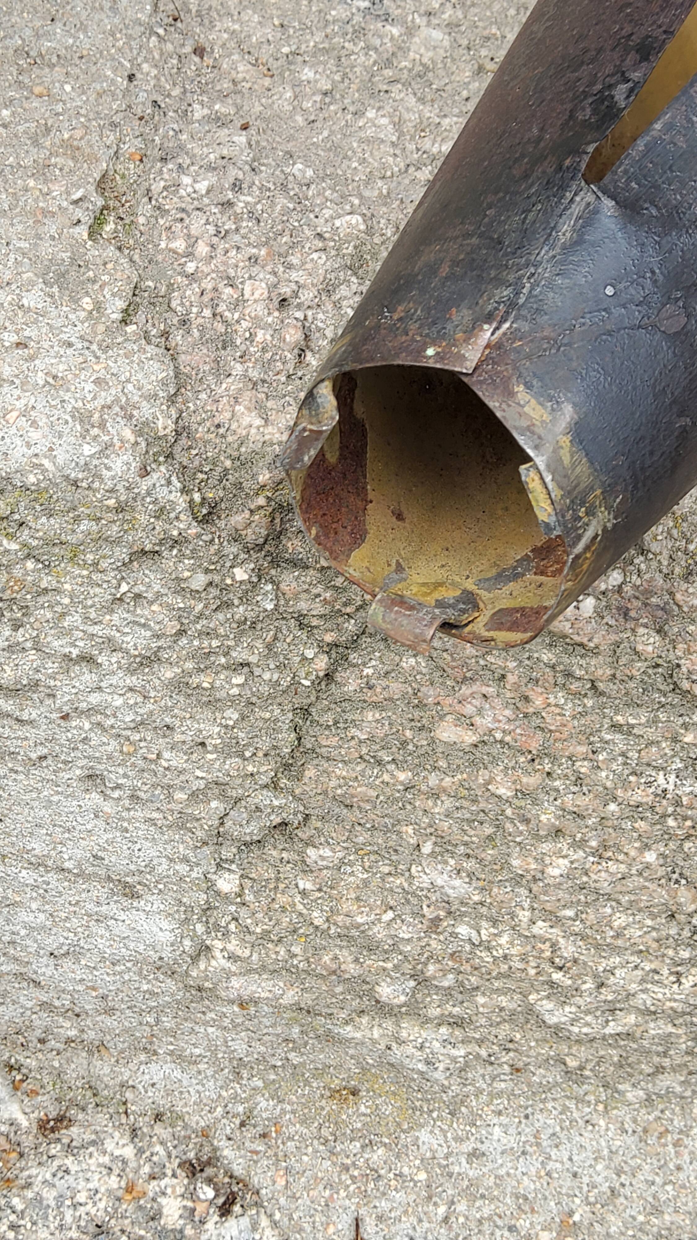 Pair of vintage 50s copper and metal wall lights