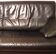 Canapé scandinave vintage en cuir noir