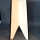 Pair of black and white lacquered wooden stools 1950/1960 Vintage.