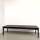 Large burnt wood table Shou Sugi Ban - 300 x 90 cm